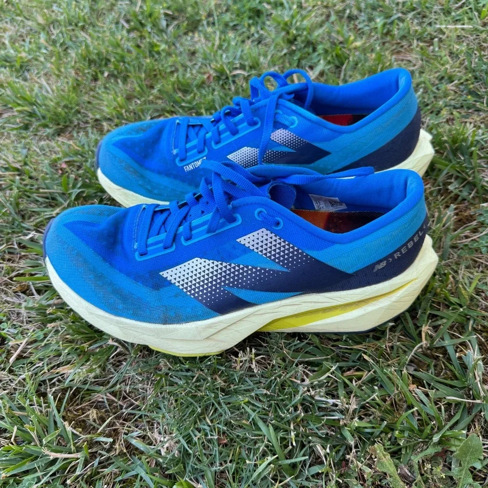 New Balance FuelCell Rebel v4 WFCXLB4 Sneakers Women's US 9.5 Blue Running Shoes